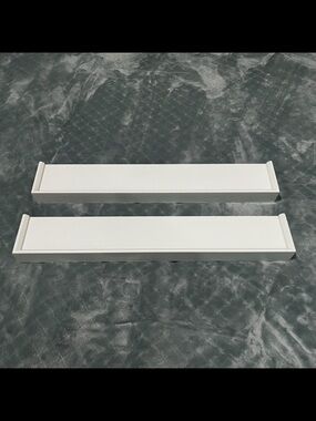 IKEA White Wall Shelf Pair